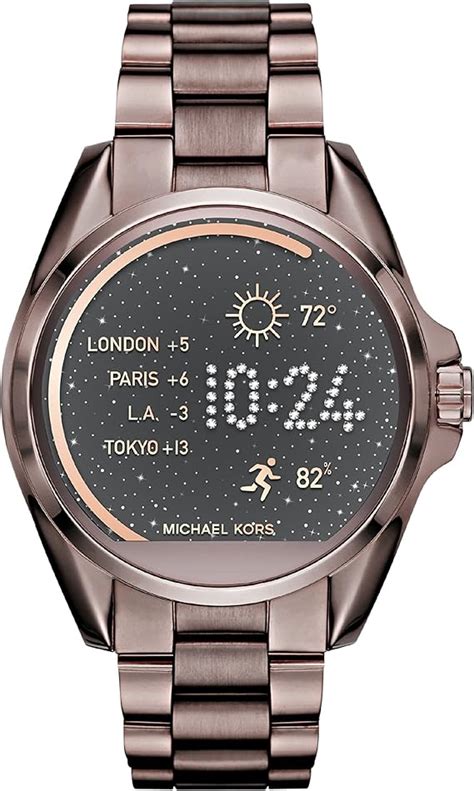 michael kors montre femme connectee|michael kors black watches women.